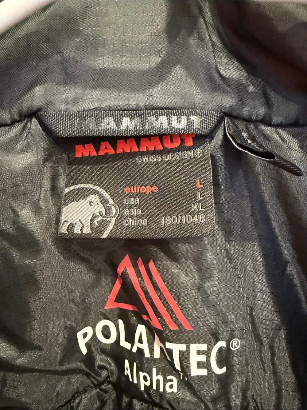 Mammut Red and Black Polartec Alpha Men's Insulated Vest